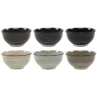 Cookinglife Kleine kommen Delice Grijs ø 12 cm - 6 stuks