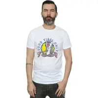 Disney Heren The Lion King Rafiki Alleen Goed Vibes T-shirt (Wit)