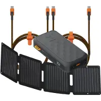 Xtorm Fuel Series 5 35W Powerbank 20.000 mAh + Zonnepaneel Opvouwbaar 28W Solar Panel + Xtreme USB-C naar lightning kabel + USB-C kabel - Noodpakket