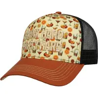 King Kerosin - Rockabilly Cap - Drink Hard Party Hard Trucker Cap - meerkleurig - Maat Standard