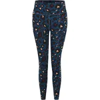 Dare 2b Dames/Dames Invloedrijke Gymlegging met Dierenprint (Maanlicht Denim)