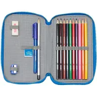 Big Buy Cooking Donald Duck Gevuld Etui, Navy - 28 st. - 19,5 x 12,5 x 4 cm - Polyester