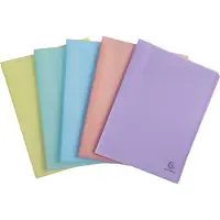 Exacompta 10x Showalbum in halfharde polypropyleen Chromaline Pastel 50 tassen - 100 zichten A4 - Geassorteerd - 88570E