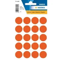 Herma 1872 Etiket Rond 19mm Rood