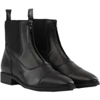 Dyon Dy'on - Short Boots front zipper black size 34