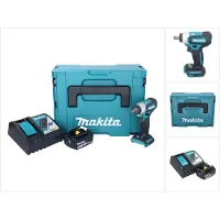 Makita DTW 181 RG1J accu slagmoersleutel 18 V 210 Nm 1/2" borstelloos + 1x oplaadbare accu 6.0 Ah + lader + Makpac