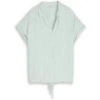 Tom Tailor Blouse lichtgroen / wit