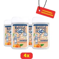 Le Petit Marseillais Douchegel - Biologisch - Oranjebloesem - 4 x 250ml - Voordeelverpakking