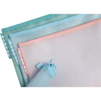 Exacompta 12x Tas met zipsluiting in soepele plastic Chromaline pastel - A4 - Geassorteerd - 37150E