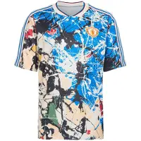 Adidas Tricot 'Manchester United Stone Roses' beige / azuur / groen / wit