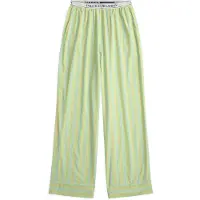Ralph Lauren Pyjamabroek ' Shirting Stripes ' groen / wit