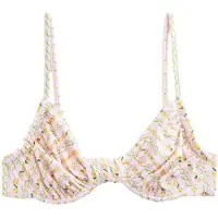 Next Bikinitop donkergroen / oranje / pink / rosa