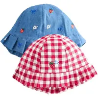 Next Hoed blauw denim / lichtblauw / rood / wit
