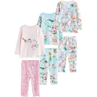 Next Nachtkledij 'Snuggle' lichtblauw / groen / rosa / wit