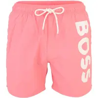 BOSS Zwemshorts 'Octopus' ecru / pitaja roze