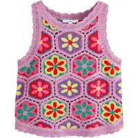 Next Gebreide top honing / lavendel / rosa / knalrood