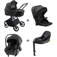 Prénatal Bundel kinderwagen Sammy & autostoel Sunny inc. base zwart