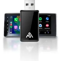 AutoSky WUA-8 Draadloze CarPlay en Android Auto Adapter – USB Dongle - Sapphire Edition