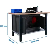 Simonwork (bancos De Trabajo) Bt6 Pro Werkbank 865x1800x750 Mm