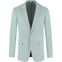Gents - pak / kostuum aquagroen 3-delig - Polyblend - Groen - Maat 56/56