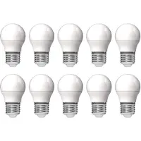 Avide E27 LED Lamp 4.5W - 470lm - 4000K - Neutraal Wit - LED Mini Globe P45 - Vervangt 40W Gloeilamp - 10 stuks