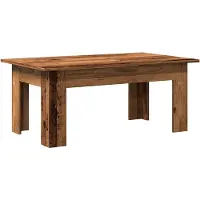 vidaXL Salontafel 100x60x42 cm bewerkt hout oud houtkleurig