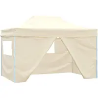 vidaXL Partytent, 291 x 431 x 315 cm, crème, Oxford-stof