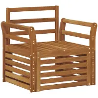 vidaXL Buitensofa Massief Acacia Hout Naturel