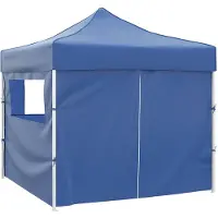 vidaXL Partytent 291 x 291 x 315 cm Blauw Oxford Stof