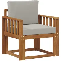 vidaXL Buitensofa Massief Acacia Hout en Polyester