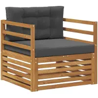 vidaXL Buitensofa Massief Acacia Hout en Polyester