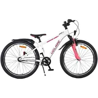 Volare XC Race Kinderfiets - 24 inch - Wit Roze - Shimano Nexus 3