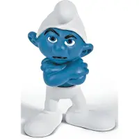 Schleich Moppersmurf van de smurfen (+/- 5,5 cm)