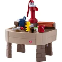Step2 Pump & Splash Discovery Watertafel met 8-delige accessoireset | Waterspeelgoed van Kunststoff met Pomp voor Kind | Activiteitentafel met water voor de tuin