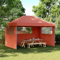 Prolenta Maison Exclusive - Partytent, 292 x 440 x 315 cm, terracotta, Oxford-stof