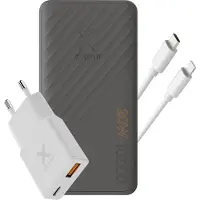 Xtorm SuperCharge PowerBank 10000mAh + 25W Go2 SlimLine Charger + USB-C naar Lightning Kabel - Noodpakket