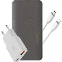 Xtorm SuperCharge PowerBank 20000mAh + 33W Go2 SlimLine Charger + USB-C naar Lightning Kabel - Noodpakket