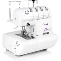 Texi Overlockmachine JoyLock 2/4 met opvangbak voor restjes stof