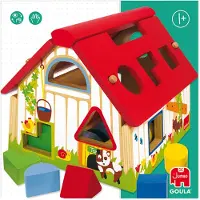 Goula Geometric Form Wooden Game 21x21 Cm Veelkleurig Kinderen