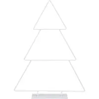 Viana Kerstboom metaal wit om neer te zetten en te versieren 41cm