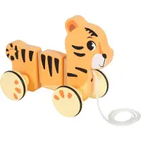 Small Foot Design - Houten Trekdier Tijger Safari FSC