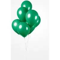 Partyxplosion 25 Ballonnen Groen, 30 cm , 100% biologisch afbreekbare Ballonnen, Helium geschikt, Verjaardag, Feest, Kerst