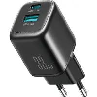 Dudao Joyroom 33W oplader met USB-C kabel, 60W, zwart