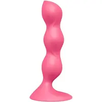 Satisfyer Triple Ball-R - anaal vibrator met kralen - siliconen - roze
