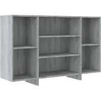 Syfax Dressoir 120x30x75 cm bewerkt hout grijs sonoma eikenkleurig
