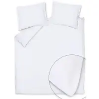 Vandyck Dekbedovertrek Pure Serene White Katoen-240 x 200 / 220 cm | Lits-Jumeaux