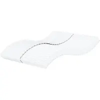 Syfax Schuimmatras hardheid H2 H3 160x220 cm wit