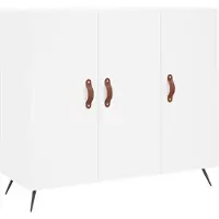Syfax Dressoir 90x34x80 cm bewerkt hout wit