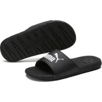 Puma Sandalen 'Cool Cat' zwart / wit