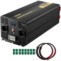 Vevor 6000W gemodificeerde sinusgolfomvormer DC 12V naar AC 230V autoomvormer met LCD-scherm